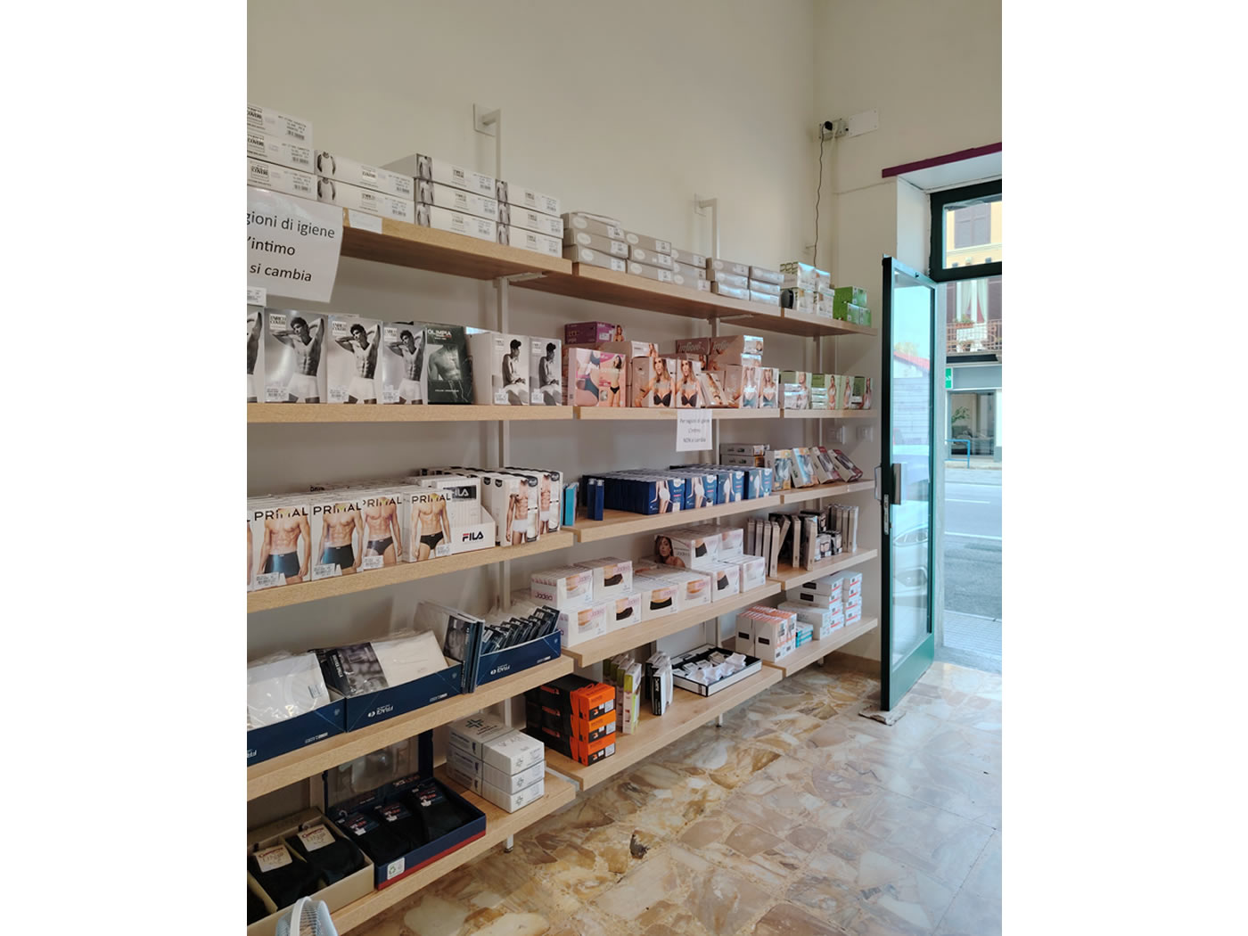 Arredamento Allestimento Intimo Mercerie